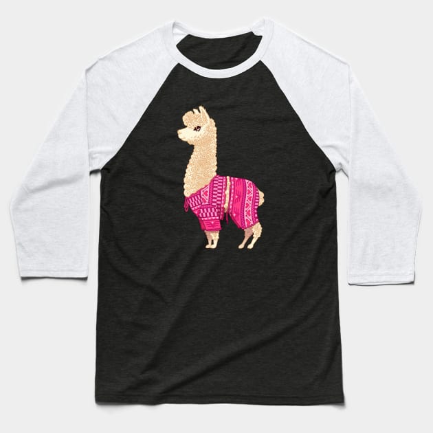 Llamas in Piyamas - Rosita Baseball T-Shirt by hayungs